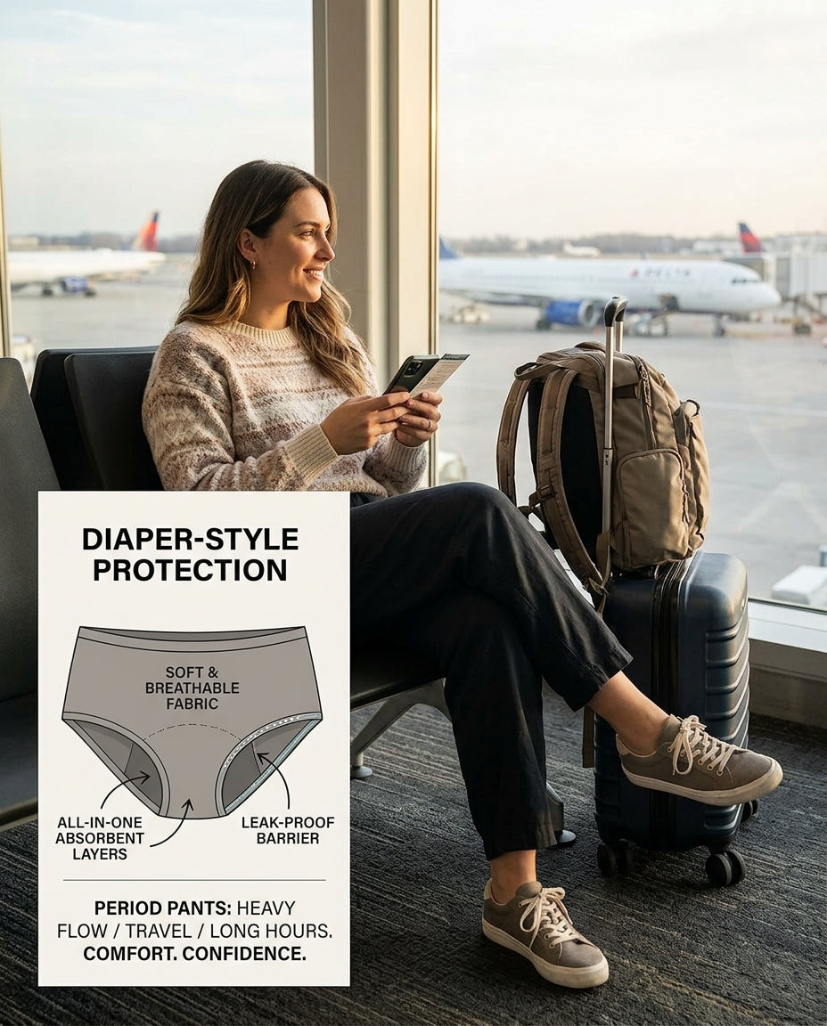 Diaper Style Pads (Period Pants)